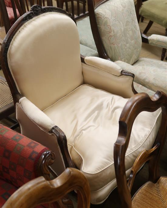 A French style armchair